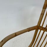 Vintage rattan chair by Dirk van Sliedregt Rohe Noordwolde 1960 in the Netherlands