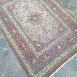 Tapis d'orient ancien persan fait main tebriz 174 x 125 cm