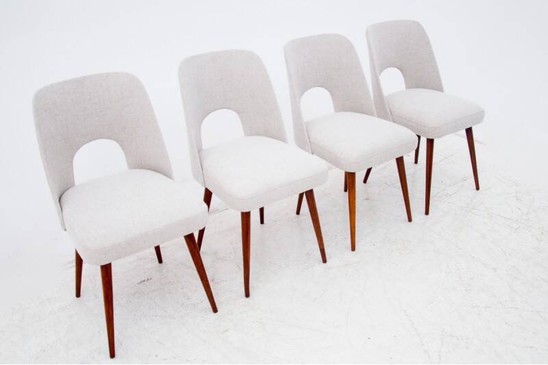 A set of "Muszelki" chairs, Poland, 1960s