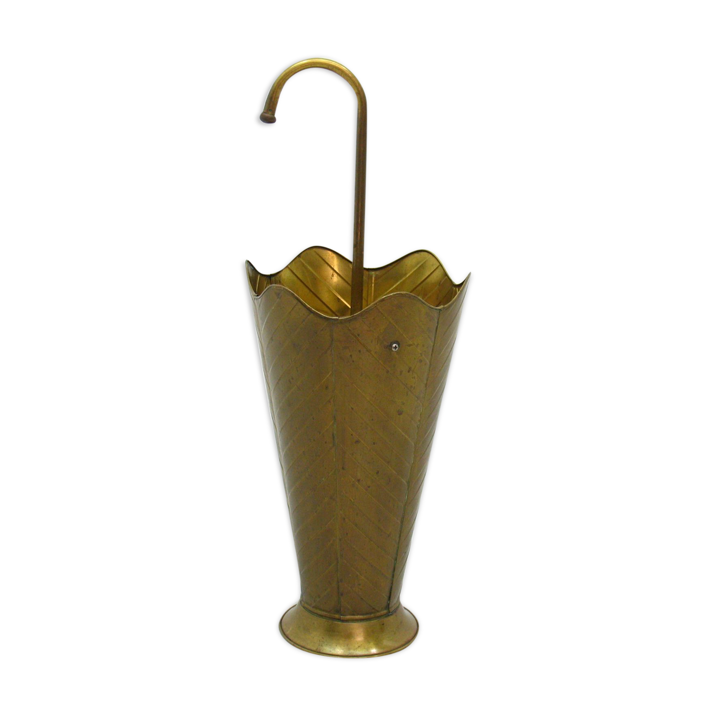 Vintage umbrella stand in metal, 1970s