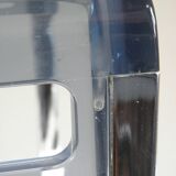 Table basse plexiglas et chrome 1970