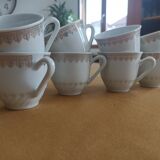 Set of 8 coffee shakes Phillipe Deshouilieres