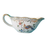 Opalor earthenware sauce boat with island bird decoration