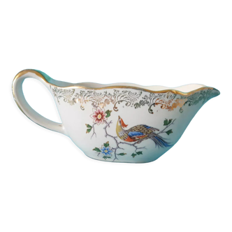Opalor earthenware sauce boat with island bird decoration