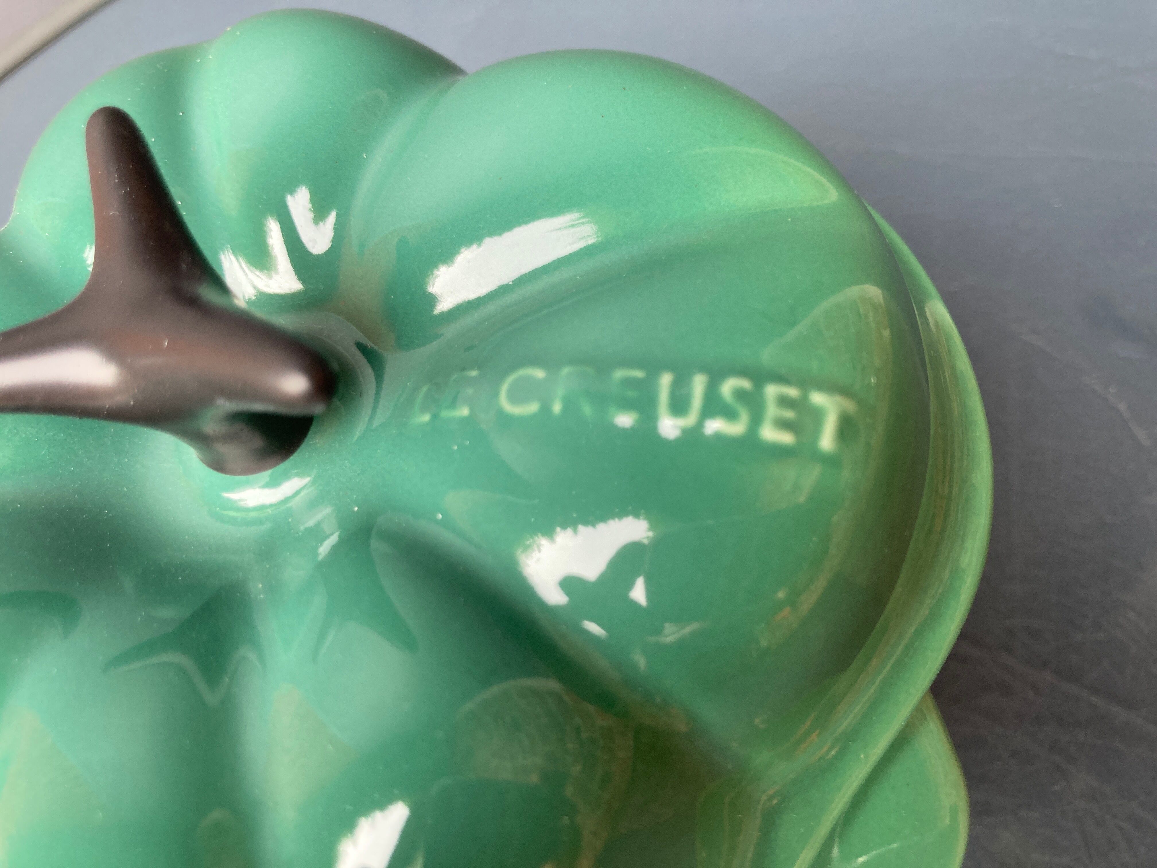 Four Le Creuset ceramic casseroles