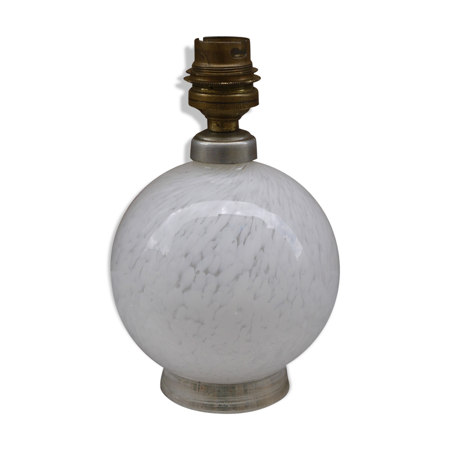 Clichy glass lamp foot