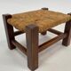 Vintage footstool stool minimalist