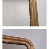 Large antique Louis Philippe gilded mirror