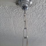 White opaline globe bistro pendant light