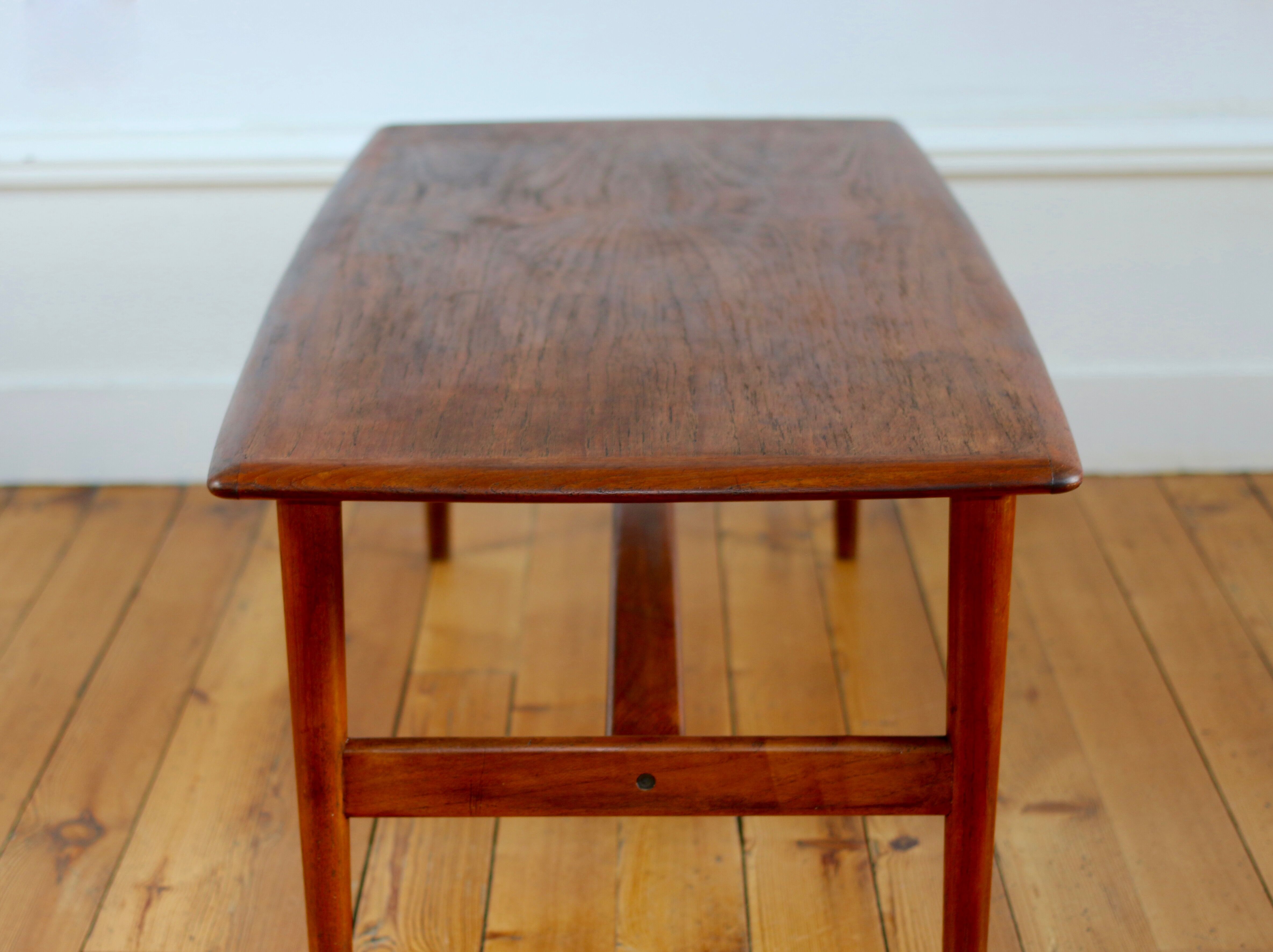 Scandinavian coffee table in teak