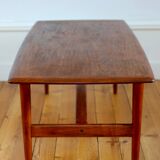 Scandinavian coffee table in teak