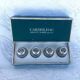 Vintage Cardeilhac/Christofle Crystal Salt & Pepper Cellars: 950 Silver Lid