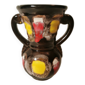 Vase in Pure Vallauris Style Numbered and Signed 50s/60s Vintage