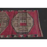 Tapis vintage turc en laine et coton noué à la main, années 1970