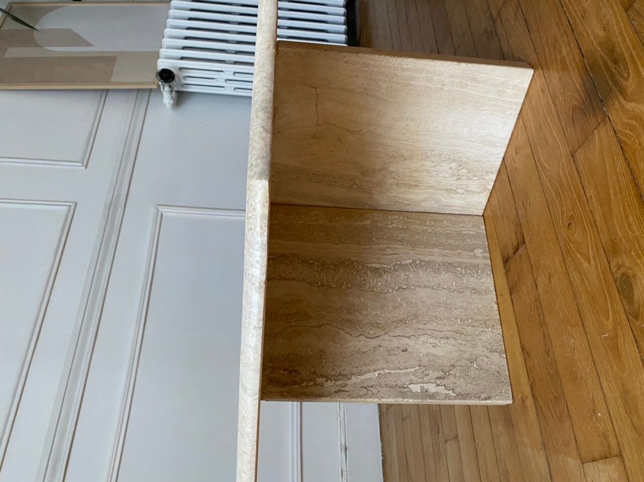 Table basse en travertin