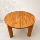 Large extendable table from Maison Regain in solid elm.