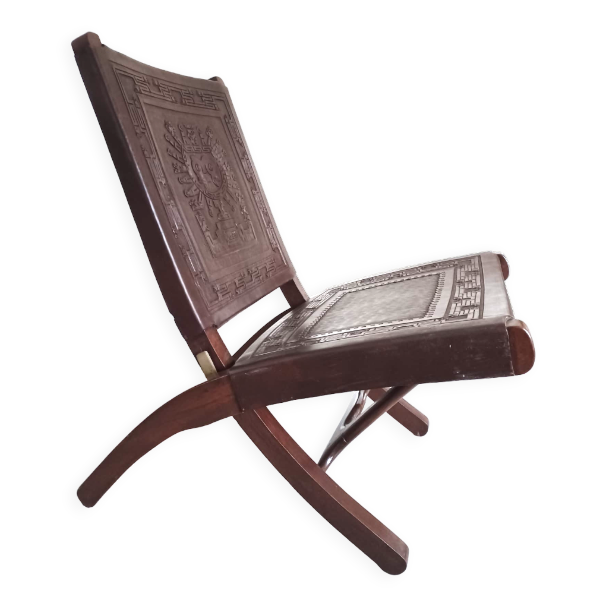 Angel I. Pazmino for Muebles De Estilo lounge chairs, Ecuador 1964