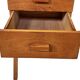 Vintage desk, compact model, minimalist desin teak, 1960s