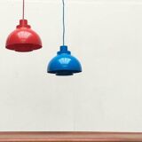 Mid-Century Danish Minisol pendant lamps by K. Kewo for Nordic Solar, 1960s, set of 2