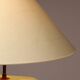 France pebble table lamp by François Chatain, 1980s
