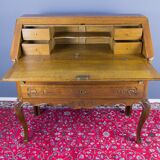 Louis XV style carved oak secretary 1930s