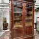 Speckled mahogany bookcase of Napoleon III XIX century