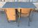 Vintage children's desk and its chair, Hitier spirit, 1950s modernist.