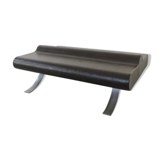 Bench leather back to back, 1970, Switzerland