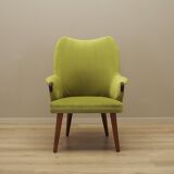 Green armchair, Danish design, 1970s, production: Denmark