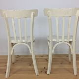 White Luterna vintage bistro chairs