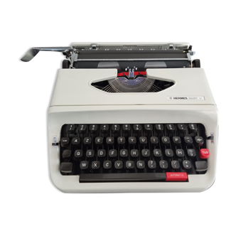 Typewriter Japy Baby Hermes white ribbon new Like NEW