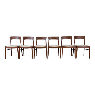 Chaises en teck Kai Kristiansen pour KS Møbler, 60/70