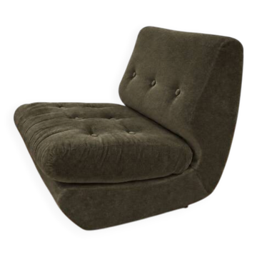 Reupholstered Roche Bobois armchairs