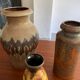 Trio de vases céramique vintage années 50-60
