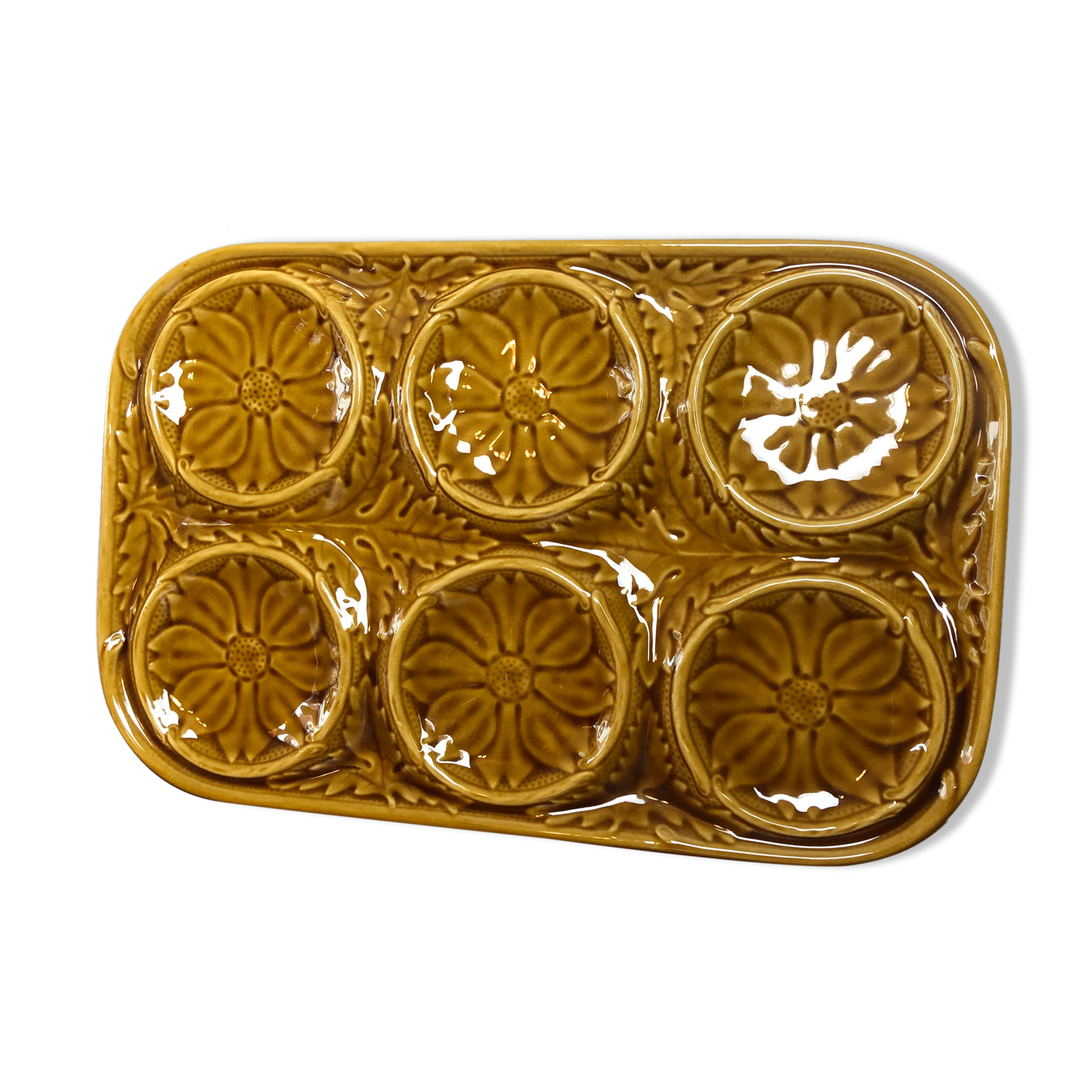 Vintage ceramic aperitif tray Gien