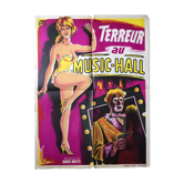 Poster "Terror at the music hall" Antonio Santillan 60x80cm 1958