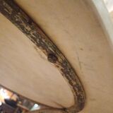 Large bistro pedestal table, 70 cm in diameter, circa 1900.