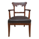 Fauteuil de bureau en acajou