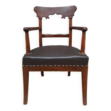 Mahogany armchair