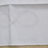 Lot de 8 serviettes en lin damassé