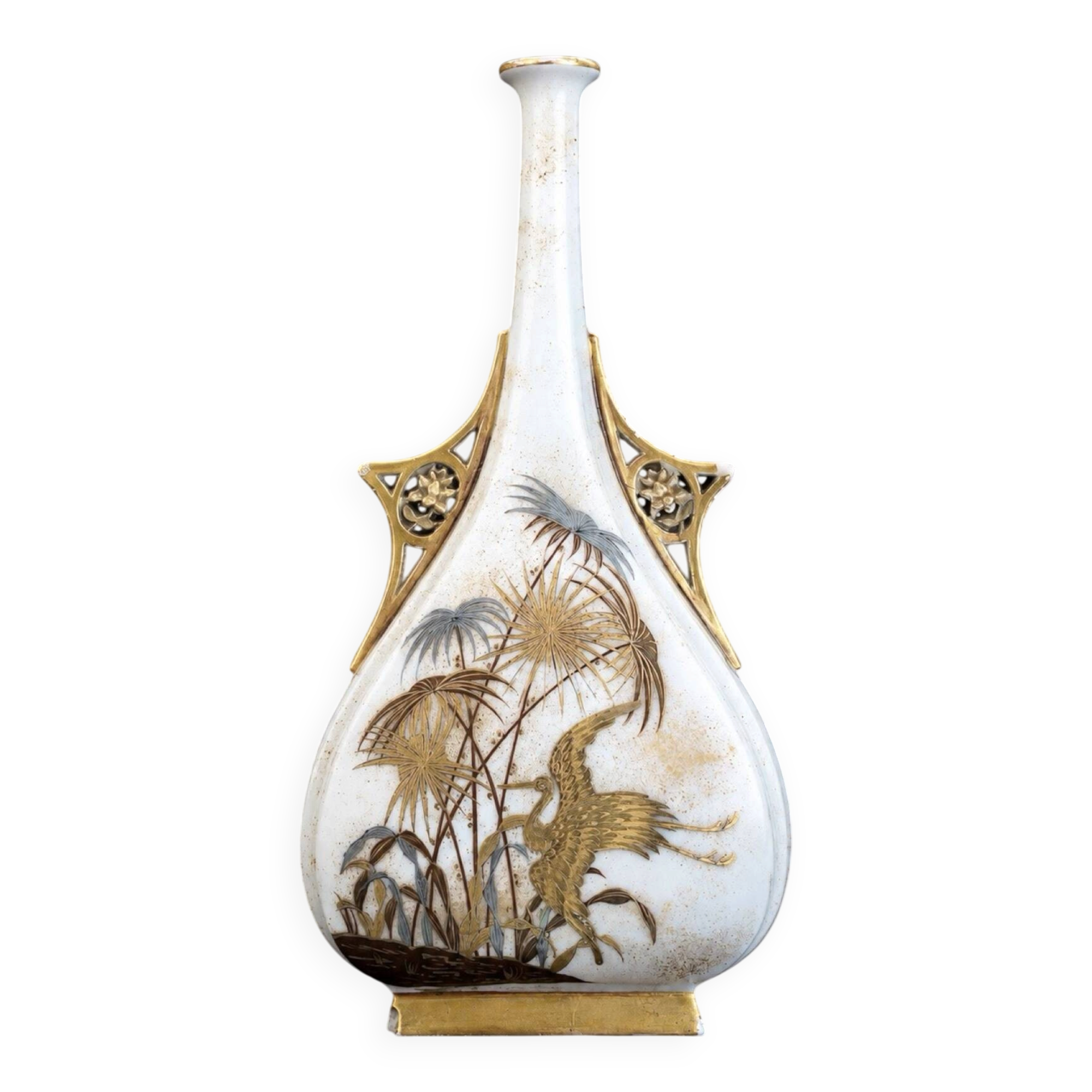 Ancient royal Worcester vase England 19th century