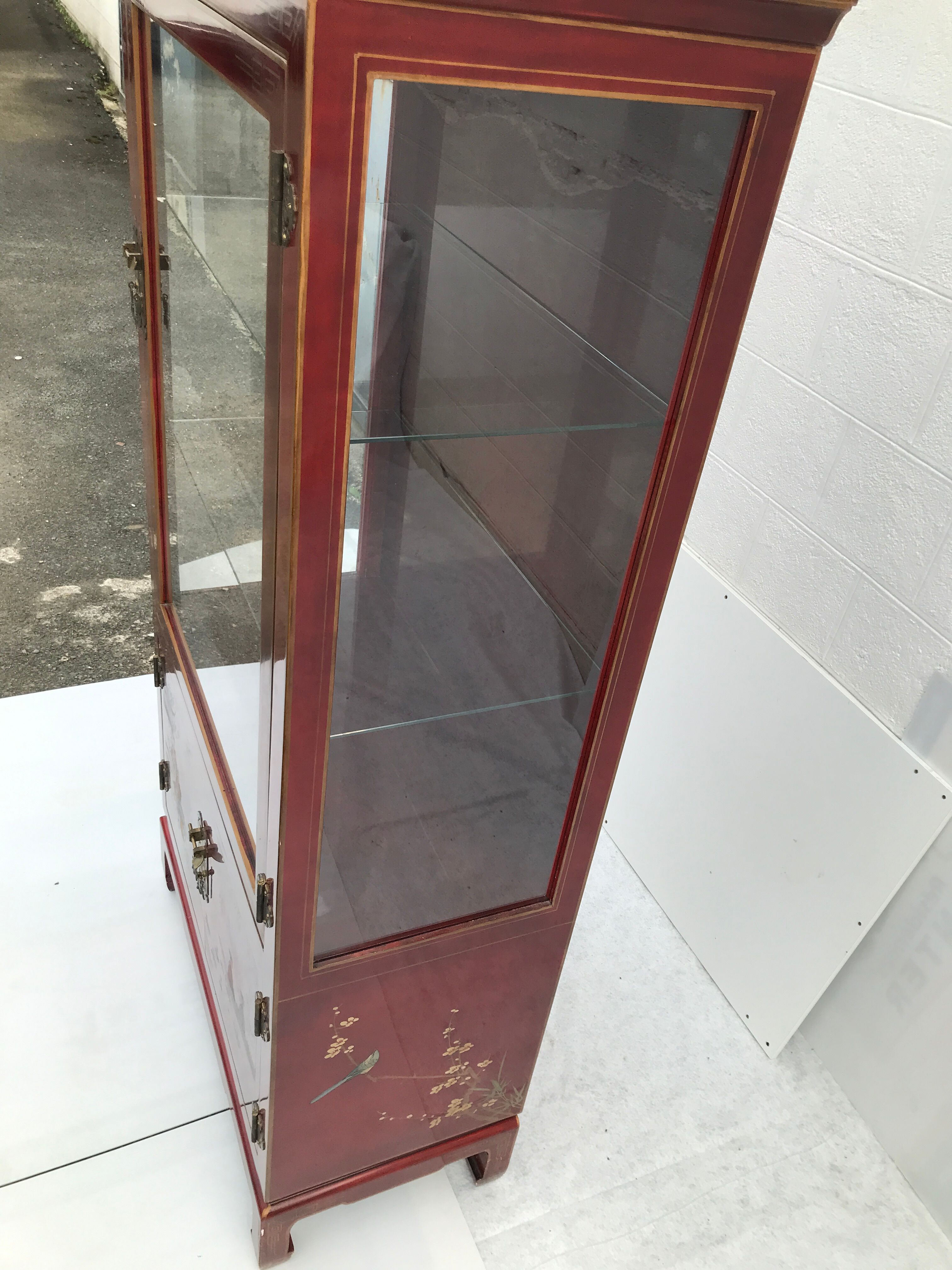 Vintage Chinese showcase