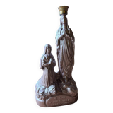 Upcycled Virgin of Lourdes