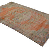 Anatolian handmade vintage rug 267 cm x 156 cm