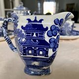 Service à thé/café ancien Villeroy et Bosh motifs Asie bleu