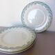 5 flat plates in iron earth from St Amand, Réjane model 210726
