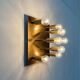 Vintage German Brass Ceiling or Wall Lamp from Sölken, 1970s