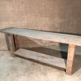 Old workbench with professional furniture