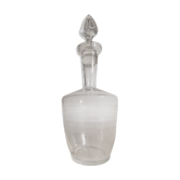 Vintage crystal wine carafe