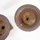 Pair of Medici cast iron planters - Late 19th century